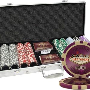 500 Ct Las Vegas 14 gram Poker Chip Set Aluminum Case Custom Build
